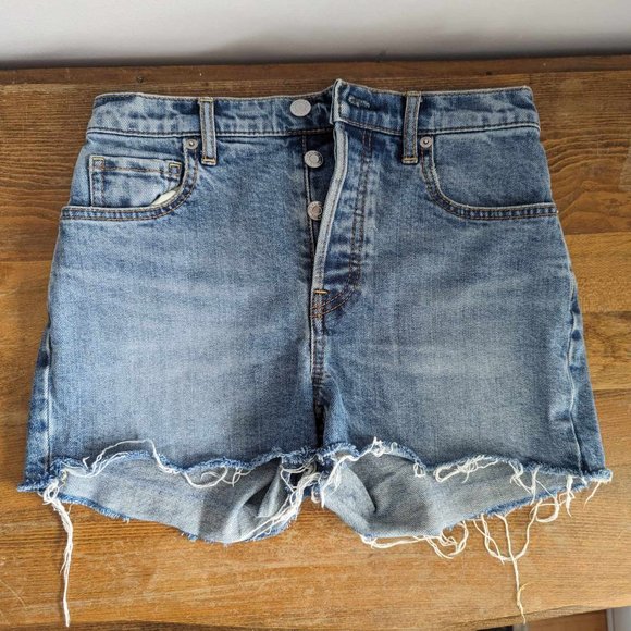 100% Cotton Denim Shorts - Picture 1 of 6